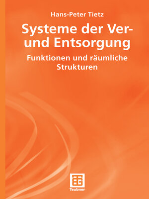 cover image of Systeme der Ver- und Entsorgung